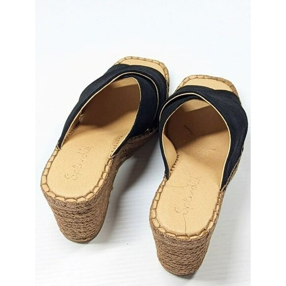 Splendid Women's Britt Square Toe Strap Espadrille Wedge Sandal Size 8 MSRP $150 - Picture 5 of 9